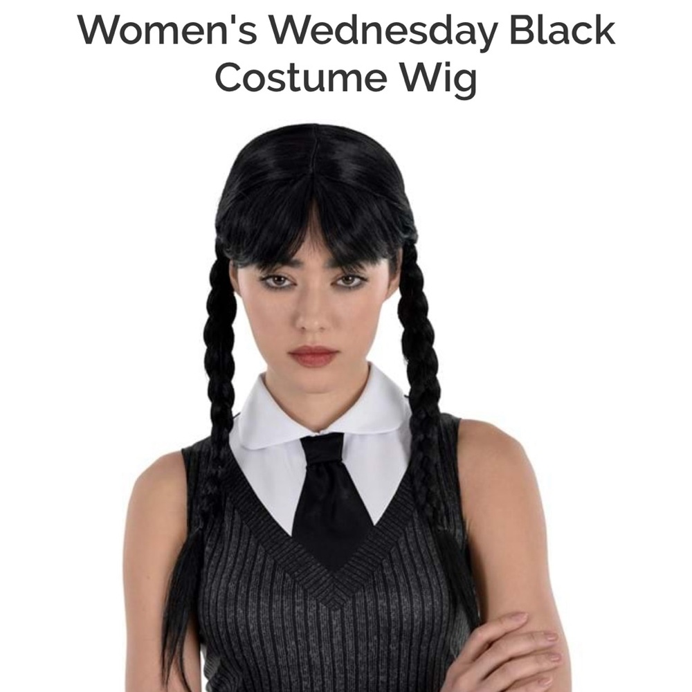 Wednesday Addams wig